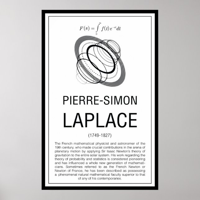 Laplace Poster (Vorne)