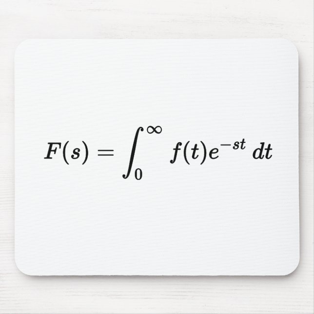 Laplace-Transformation-Gleichung, mathematische Gr Mousepad (Vorne)