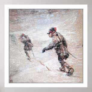 Laplander im Schneesturm Poster