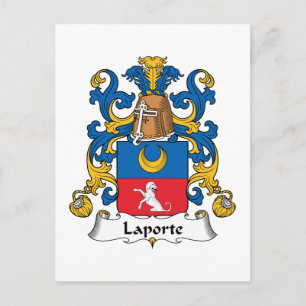 Laporte Familienwappen Postkarte