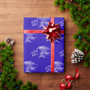 Läppchen wackeln Papier Ihre Farben - Blau Geschenkpapier
