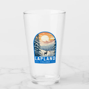 Lappland Finnland Reise Kunst Vintage Glas
