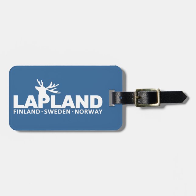 LAPPLAND-Gewohnheits-Gepäckanhänger Gepäckanhänger (Vorderseite horizontal)