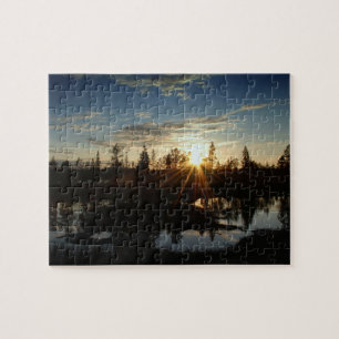 Lappland im Sommer - Puzzlespiel Puzzle