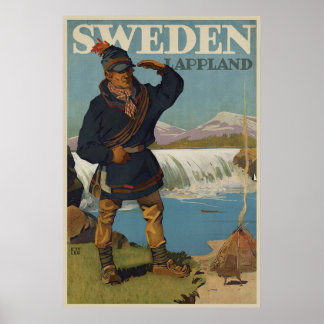 Lappland Schweden Poster