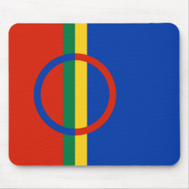 Lapplandflagge (Weihnachten) (Sami) (Laplander) Mousepad