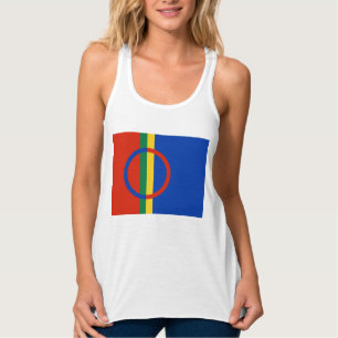 Lapplandflagge (Weihnachten) (Sami) (Laplander) Tank Top