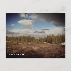 Lapplandwald Postkarte