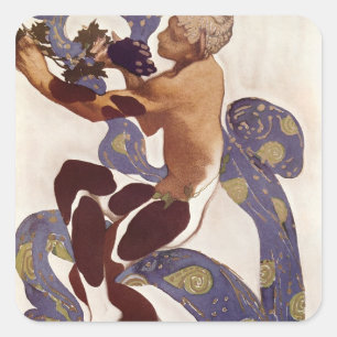 L'Apres Midi d'un Faune Quadratischer Aufkleber