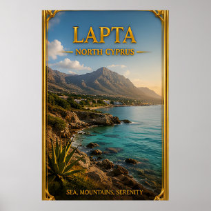 Lapta Nordzypern Grüne Bergflucht Poster