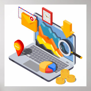 Laptop-Computing Poster