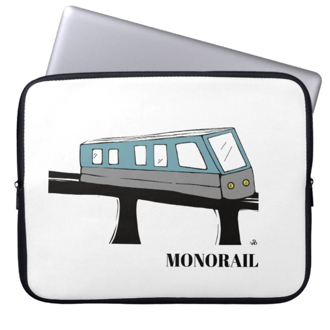 Laptop für den Einbahnzug Laptopschutzhülle (Vorderseite)