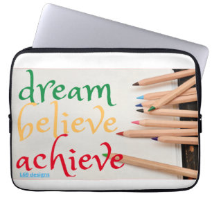 Laptop-Gehäuse "DREAM, GLAUBEN..." Laptopschutzhülle