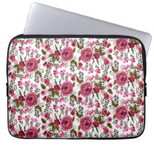 Laptop-Hülle 13" | Neopren | Blumenmuster | Stylis