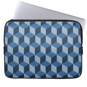 Laptop-Hülle - 3D-Bausteine-Illusion Laptopschutzhülle