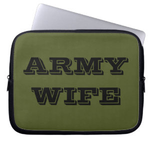 Laptop-Hülle Army Ehefrau Laptopschutzhülle