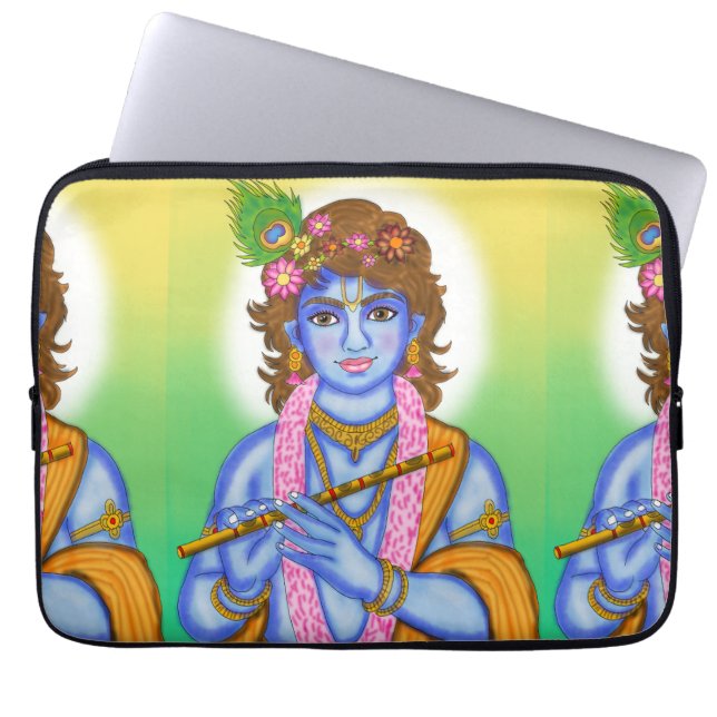Laptop-Hülle Lord Krishna Laptopschutzhülle (Vorderseite)