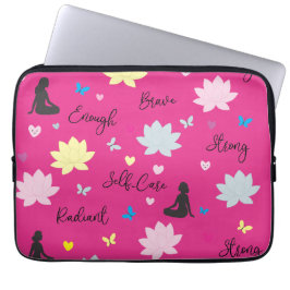 Laptop-Hülle | Mindful Growth Lotus Blumen-Design Laptopschutzhülle