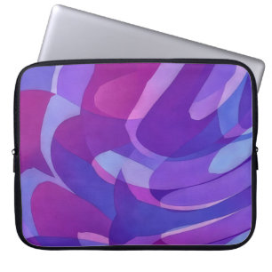 Laptop-Hülle mit abstrakter Kunst im Wasserfarben- Laptopschutzhülle