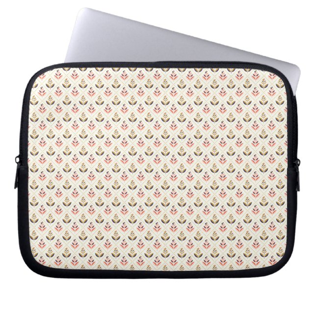 Laptop-Hülle mit zarter Kirschblüte  Laptopschutzhülle (Vorderseite)