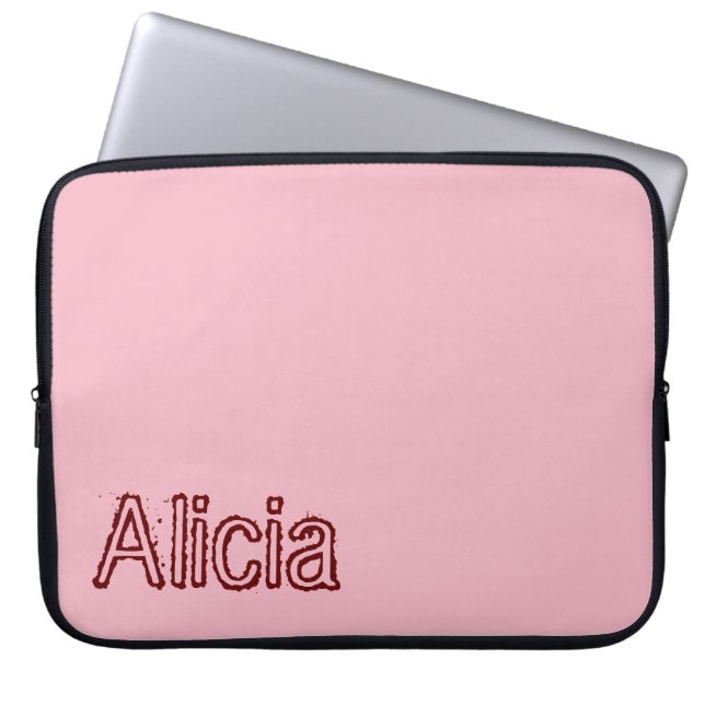Laptop-Hülle Rosa Laptopschutzhülle (Vorderseite)