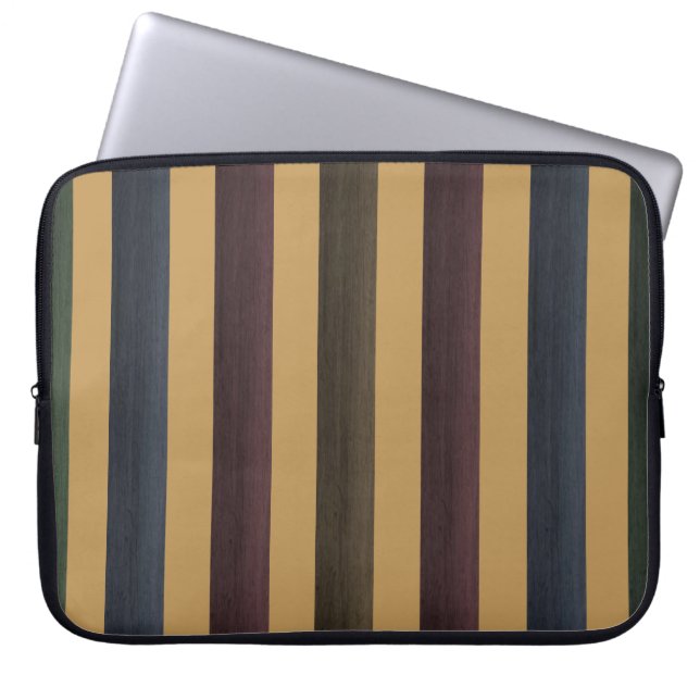 Laptop-Hülle Streifen Laptopschutzhülle (Vorderseite)