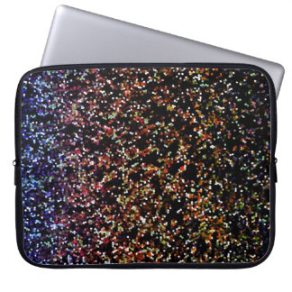 Laptop-Hülsen-Glitzer-Grafik-Hintergrund Laptopschutzhülle