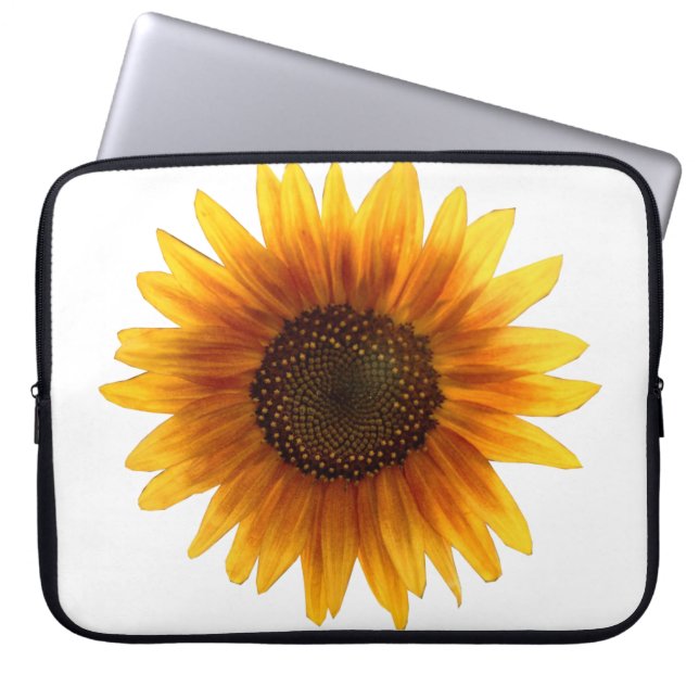Laptop-Schläfchen Blumenblume Laptopschutzhülle (Vorderseite)