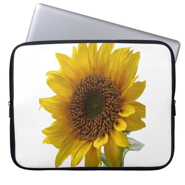 Laptop-Schläfchen Blumenblume Laptopschutzhülle (Vorderseite)