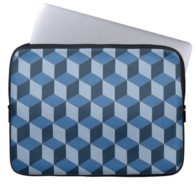 Laptop-Sieb - Illusion im 3D-Gebäude Laptopschutzhülle (Vorderseite)