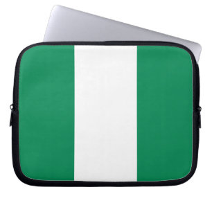 Laptop-Sieb mit Flagge Nigerias Laptopschutzhülle