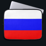 Laptop-Sieb mit russischer Flagge Laptopschutzhülle<br><div class="desc">Eleganter Laptop-Sieb mit der Flagge Russlands. Dieses Produkt ist anpassbar.</div>