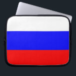 Laptop-Sieb mit russischer Flagge Laptopschutzhülle<br><div class="desc">Eleganter Laptop-Sieb mit der Flagge Russlands. Dieses Produkt ist anpassbar.</div>