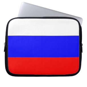 Laptop-Sieb mit russischer Flagge Laptopschutzhülle