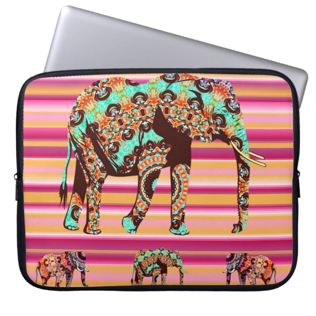 Laptop Sleeve AFrican Elephant (Vorderseite)