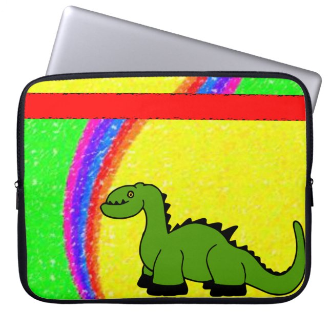 Laptop Sleeve Dinosaur (Vorderseite)