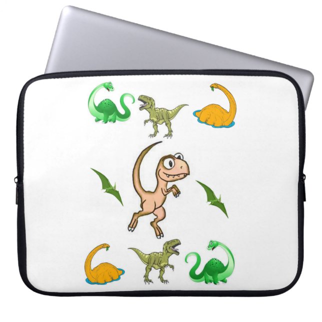 Laptop Sleeve Dinosaur (Vorderseite)