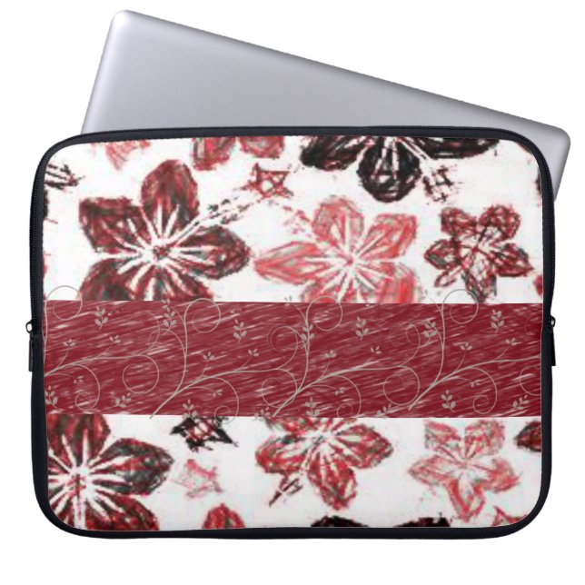 Laptop Sleeve Floral (Vorderseite)