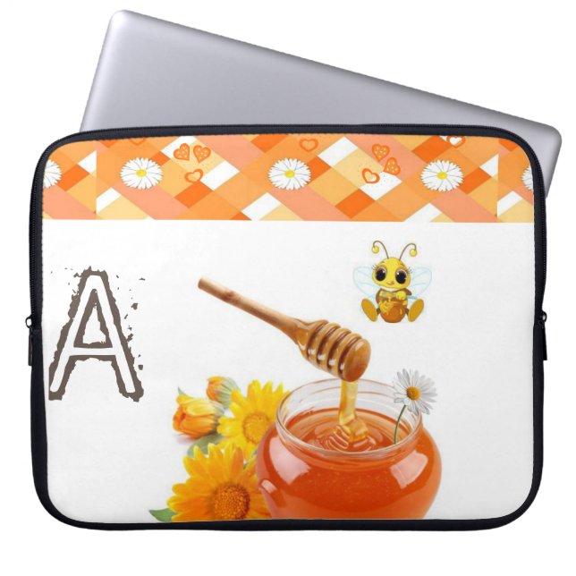 Laptop Sleeve Honey Bee (Vorderseite)