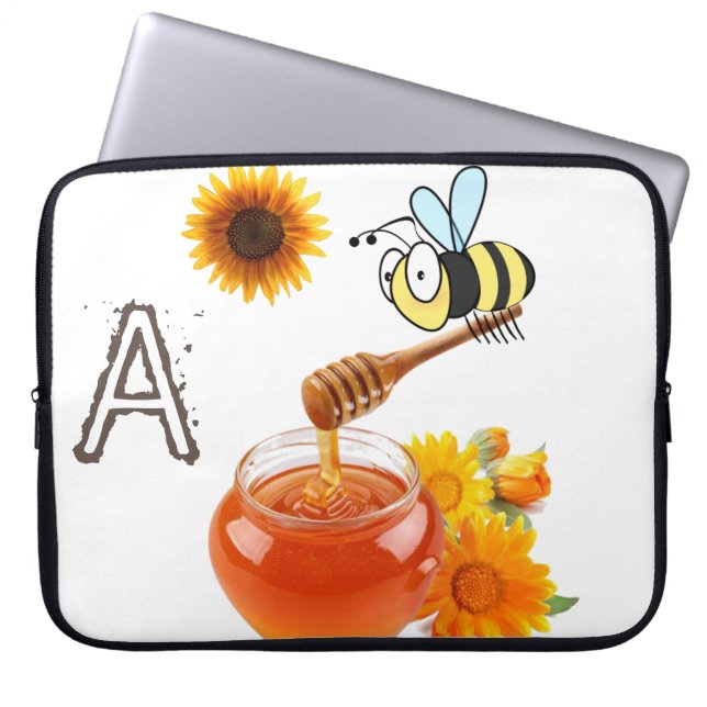 Laptop Sleeve Honey Bee (Vorderseite)