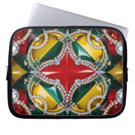 Laptop Sleeve mit Los Angeles Farbdesign
