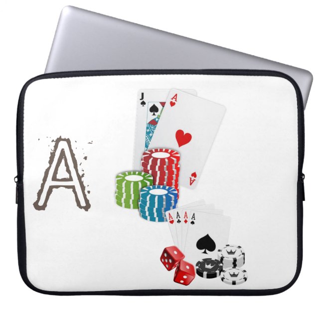 Laptop Sleeve Playing Cards (Vorderseite)