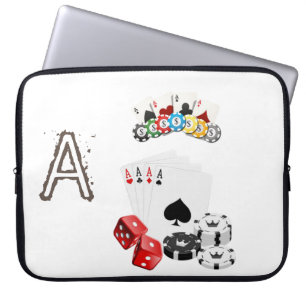 Laptop Sleeve Playing Cards