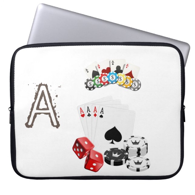 Laptop Sleeve Playing Cards (Vorderseite)