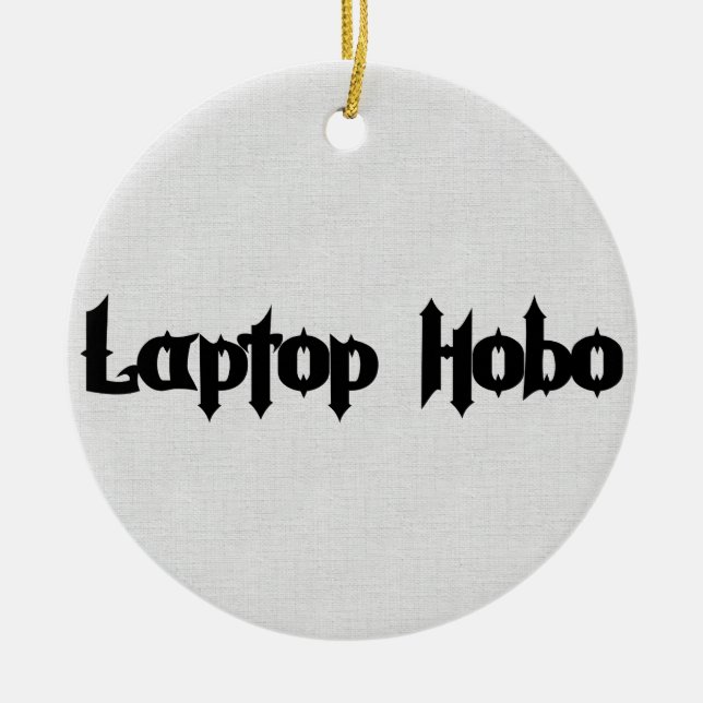 LaptopHobo Keramikornament (Vorne)