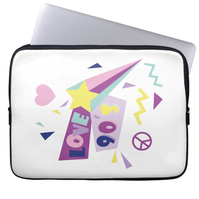 Laptophülle "crazy 90s" laptopschutzhülle (Vorderseite)