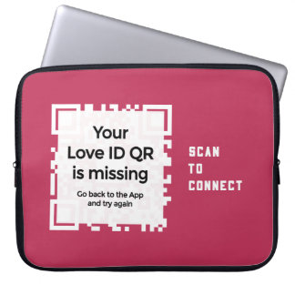 Laptopsøle - RED - QR - PURE Collection Laptopschutzhülle