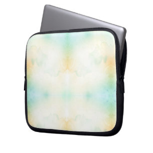 Laptoptasche mit einem pastellfarbenen Aquarelldes Laptopschutzhülle