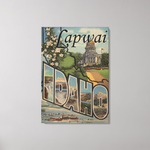 Lapwai, IdahoLarge Buchstabe ScenesLapwai, Leinwanddruck