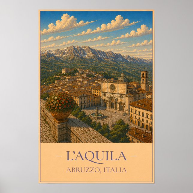 L'Aquila Poster (Vorne)